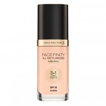  Фон дьо тен Макс Фактор Facefinity All Day Flawless 3-in-1, 30 мл.  № 55 Beige