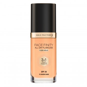 Фон дьо тен Макс Фактор Facefinity All Day Flawless 3-in-1, 30 мл.  № 70 Warm Sand
