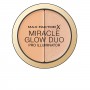 Двоен хайлайтър Max Factor Miracle Glow Duo 20 Medium  - за перфектна кожа