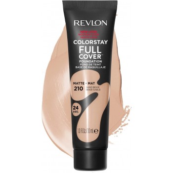 Дълготраен матиращ фон дьо тен с плътно покритие Revlon ColorStay Full Cover Foundation 210 SAND BEIGE