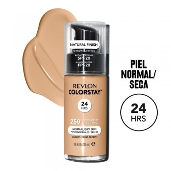Течен фон дьо тен от Revlon за нормална и суха кожа, Revlon ColorStay for Normal and Dry Skin, SPF 20 № 250 FRESH BEIGE