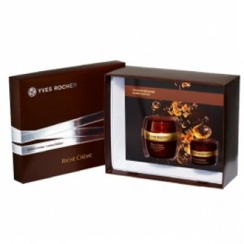 Комплект Yves Rocher Riche Creme Limited Edition Set крем 50 мл + крем за очи 15 мл ПОДАРЪК.