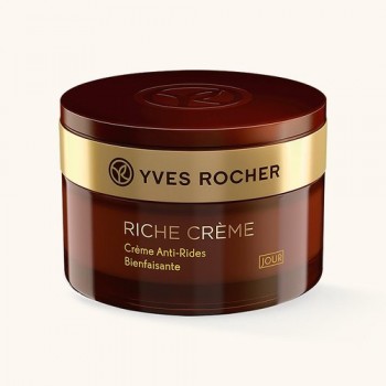 Дневен крем против бръчки за лице с 30 ценни масла Yves Rocher Riche creme anti-rides jour