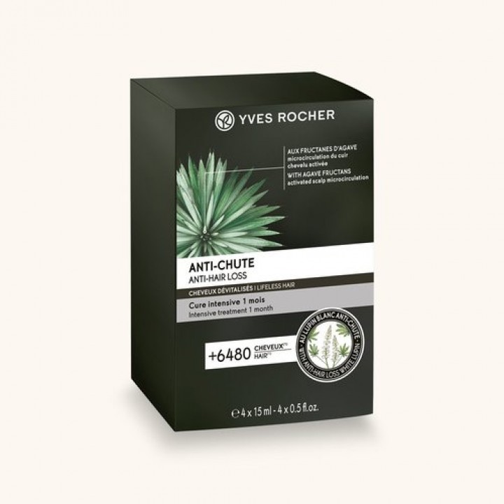 Интензивен курс против косопад ANTI HAIR LOSS от Yves Rocher – за отслабени коси