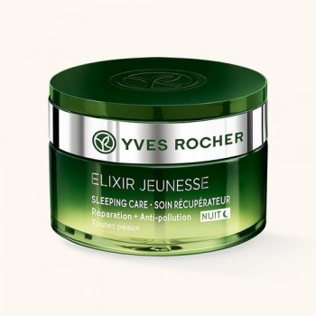Интензивна нощна грижа ELIXIR JEUNESSE 50 мл. от Yves Rocher Restructuring Speeling Care Repair* + Anti-pollution - All skin 
