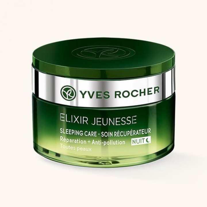 Интензивна нощна грижа ELIXIR JEUNESSE 50 мл. от Yves Rocher Restructuring Speeling Care Repair* + Anti-pollution - All skin 