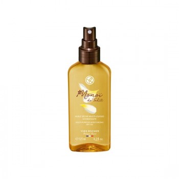 Многофункционално овлажняващо сухо масло за коса и тяло MONOI DE TAHITI 125 мл. Monoï Multi-Purpose Moisturizing Dry Oil - Body And Hair - Yves Rocher 