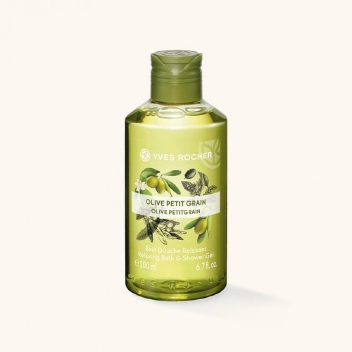 Душ гел МАСЛИНА И ПЕТИГРЕН 200 мл. OLIVE PETIT GRAIN Plaisir natureYves Rocher