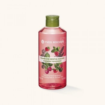 Душ гел за вана Малина и мента 400 мл. Raspberry Peppermint Plaisir nature Yves Rocher