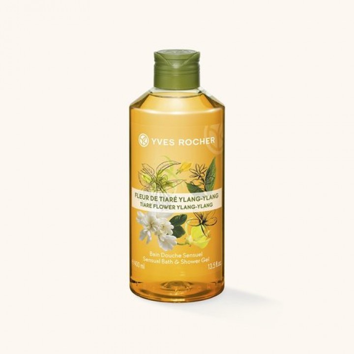 Душ гел с Тиаре и иланг иланг 400 мл. Tiare Flower Ylang-Ylang Plaisir nature Yves Rocher